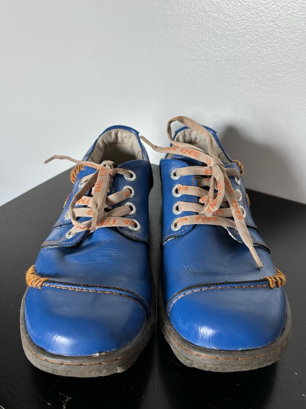 TMA EYES Stitched Leather Walking Hiking Shoes Womens Size 41 EUR (9 US) Blue - Picture 5 of 15